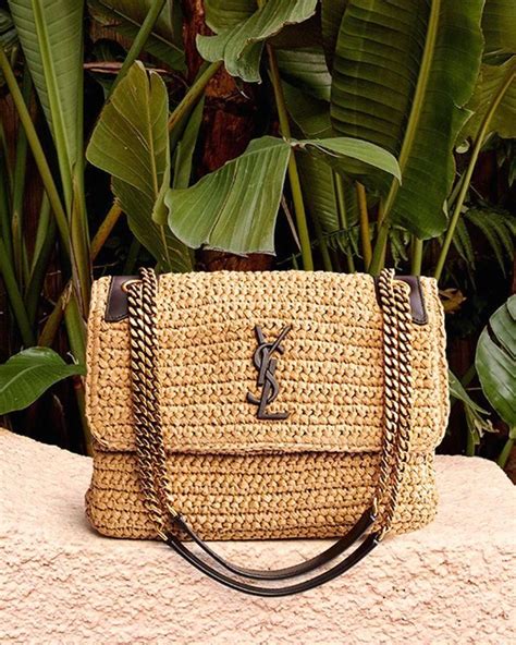 ysl raffia crossbody bag